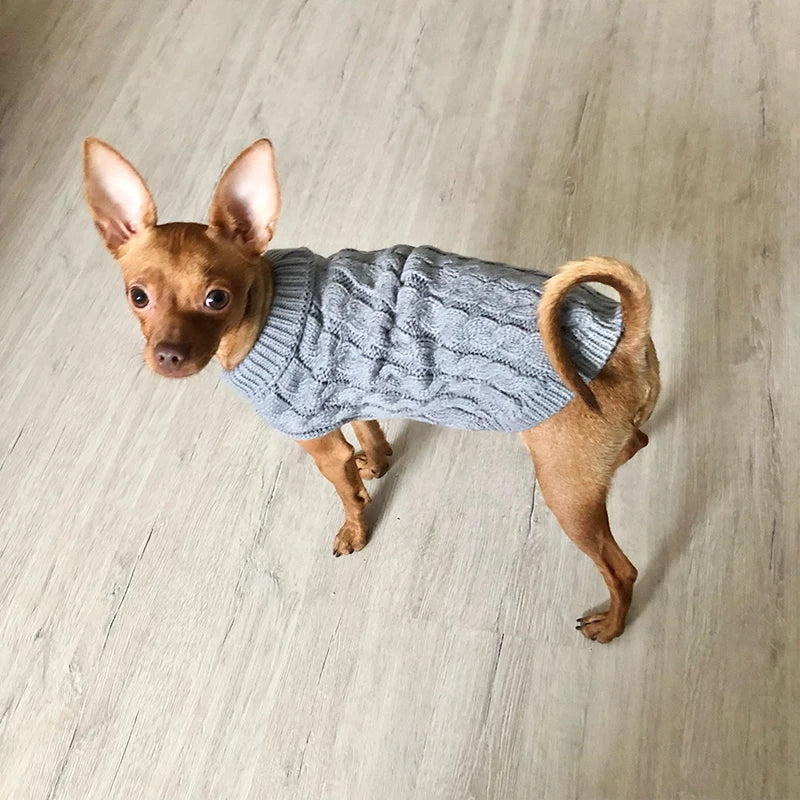 Knitted Dog Jumper