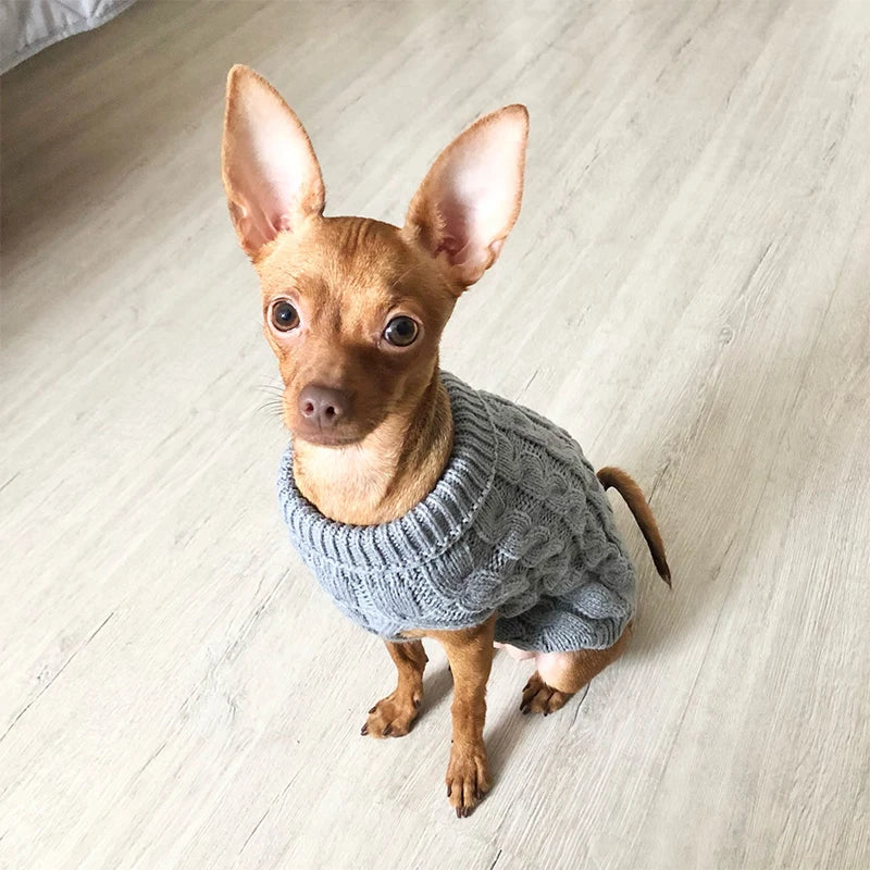 Knitted Dog Jumper